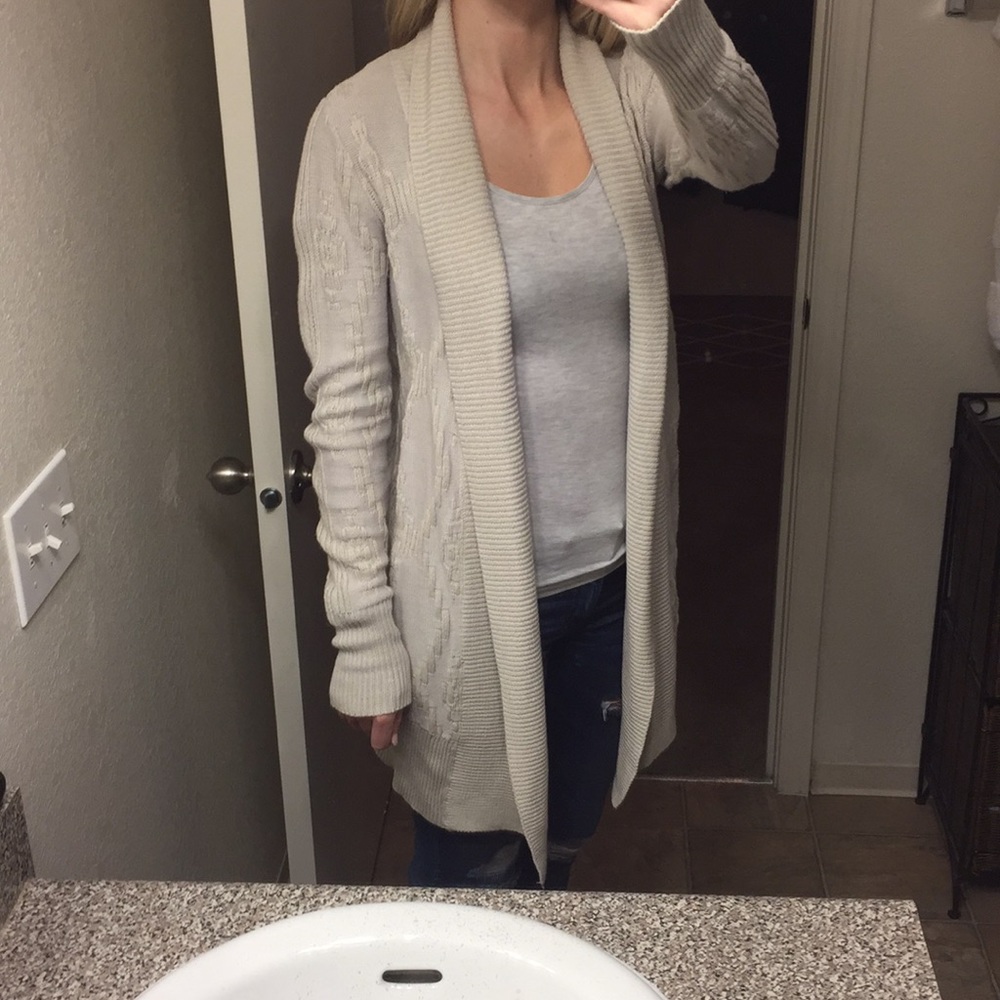 Ecote Woven Open Sweater